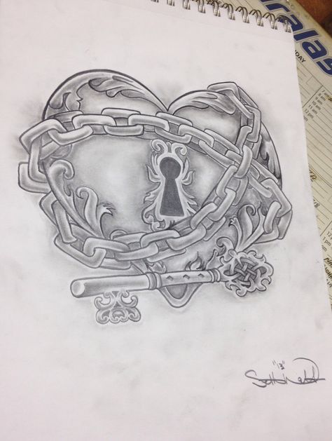 Pad Lock Tattoo, Forbidden Love Drawing Art, Lock Sketch Drawings, Prison Art Drawings Sketches Love, Lock Gsce Art, Key Lock Drawing, Love Is Poison Drawing, Prison Art Love, Prison Love Drawings