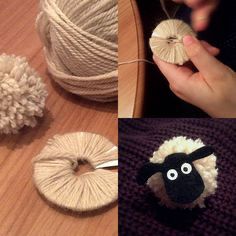 Welsh Crafts, Felt Faces, Sheep Ornaments, Indoor Crafts, Sheep Crafts, Saint David, Sock Dolls, Spring Window, How To Make A Pom Pom