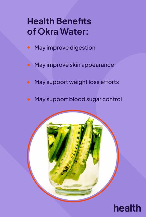 Health Benefits of Okra Water Health Benefits Of Okra, Okra Health Benefits, Okra Benefits, Okra Water, Water Benefits, Health Trends, Detox Water, Healthy Digestion, Improve Digestion