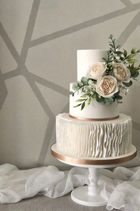 Wedding Cake Base, 3 Tier Wedding Cake, Dummy Cake, Wedding Cake Prices, Three Tier Cake, Wedding Cakes Elegant, 3 Tier Wedding Cakes, Fresh Flower Cake, Winter Wedding Cake