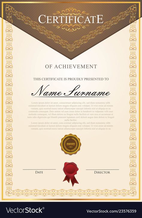 Vintage Certificate, Retro Certificate Design, Classic Certificate Design, Certificate Boarder Frames, Frame For Certificate Png, Certificate Of Achievement, Photo Background Images, Certificate Templates, Photo Backgrounds