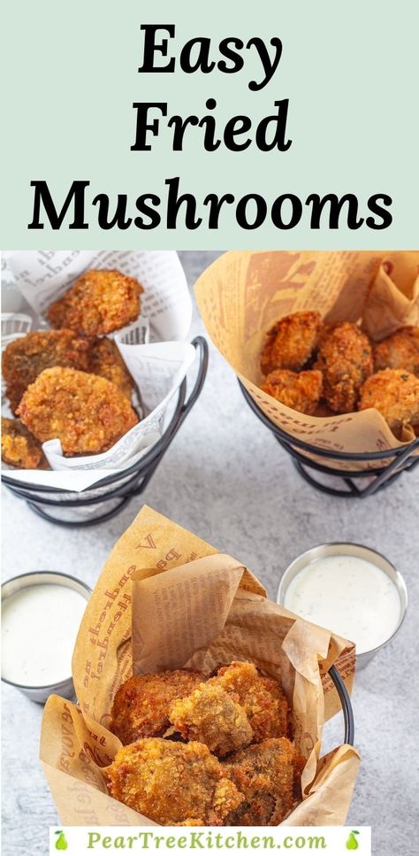 The best battered, deep-fried mushrooms! This easy recipe creates crispy, flavorful mushrooms you won't be able to resist. Batter Fried Mushroom Recipes, Deep Fried Mushrooms Batter, Deep Fried Mushrooms Batter Recipe, Crispy Fried Mushrooms, Frying Mushrooms, Fried Mushrooms Batter, Fried Mushrooms Recipe, Battered Mushrooms, Deep Fried Mushrooms