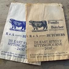 butcher paper bags Butcher Shop Ideas, Meat Packaging, Butcher Box, Meat Store, Meat Packing, Barn Shop, Delivery Packaging, Premium Meat, Meat Shop