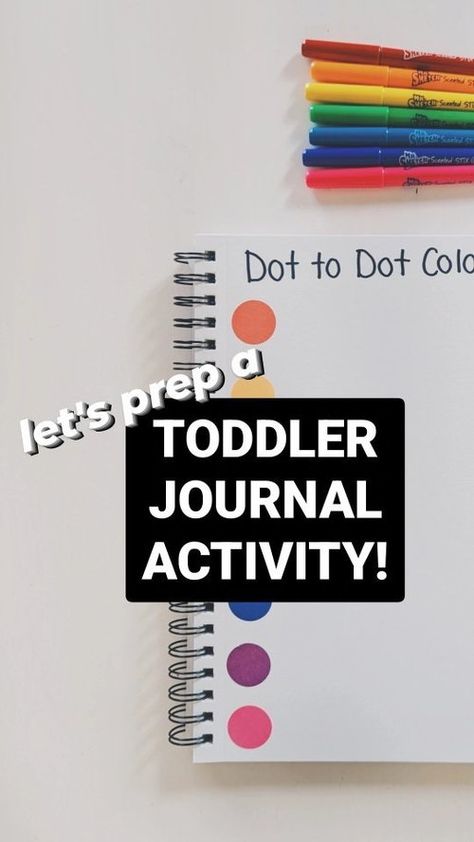 21 Easy Activities for Babies & Toddlers — Oh Hey Let's Play Kids Activity Ideas, Toddler Journal, Frog Activities, Learning Journal, Screen Free Activities, Easy Toddler, Dot Markers, Easy Activities, Toddler Learning Activities