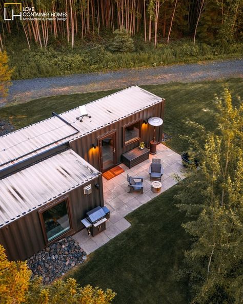 Rate this container home from 0-10. Would you live in a container home? Message/Email us to acquire custom architectural plans and designs for your shipping container project. Our Team of Architects and designers specializes in feasibility studies, planning, design, and cost estimation of shipping container structures across all 50 states of the US. We Design Container Homes | Offices | Restaurants | Gyms | Cafes, and more! Chat with our team to understand your project requirements and acq... Shipping Container Fortress, Shipping Container Bunker, Container Bunker, Container Project, Homes Ideas, Home Minimal, Container Home, Container House Design, Container Homes