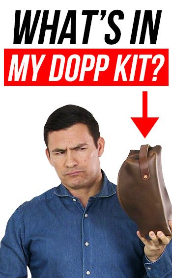 What’s In My Dopp Kit? | Men’s Travel Grooming Essentials #grooming #travel #menstyle Dopp Kit Essentials, Mens Grooming Products, Mens Dopp Kit, Essentials For Men, Mens Beard Grooming, Leather Dopp Kit, Eyebrow Grooming, Grooming Style, Mens Grooming Kit