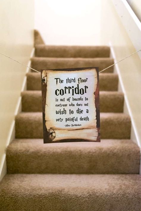 Harry Potter Birthday Party Ideas | Photo 46 of 92 Harry Potter Motto Party, Harry Potter Weihnachten, Baby Harry Potter, Harry Potter Marathon, Harry Potter Christmas Decorations, Film Harry Potter, Harry Potter Theme Birthday, Imprimibles Harry Potter, Harry Potter Halloween Party