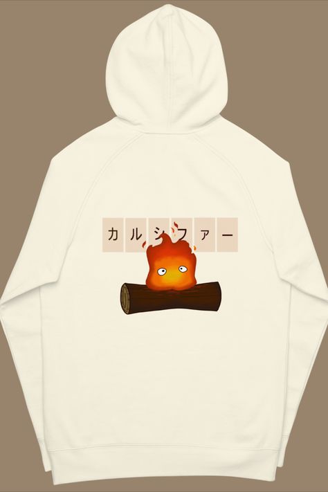 Calcifer Howl's Moving Castle, Studio Ghibli Anime, Ghibli Anime, Howl's Moving Castle, Diy Clothing, Howls Moving Castle, Anime Hoodie, Studio Ghibli, Diy Fashion