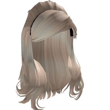 POV Hair - Warm Blonde - Roblox Roblox Gyaru Hair Codes, Roblox Blonde Hair Codes, Blonde Hair Roblox, Yk2 Outfits, Gyaru Hair, Rich Girl Outfits, Pelo Cafe, Id Brookhaven, Puppy Hats