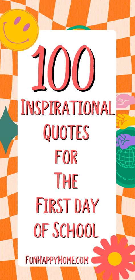 Unleash your potential this academic year! Get inspired with our collection of 100 first-day-of-school quotes. First Day Of Teaching Quotes, First Day At University Quotes, Happy 1st Day Of School Teacher, First Week Of School Quotes, Teacher First Day Of School Quotes, Teachers First Day Of School Quotes, Encouraging School Quotes, New Academic Year Quotes, Inspirational Quotes Positive School