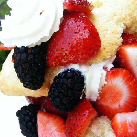 Perfect Berry Shortcakes Desserts Made With Frozen Fruit, Frozen Fruit Cake, Frozen Fruit Desserts, Frozen Fruit Salads, Frozen Fruit Recipes, Fruit Trifle, Easy Fruit Salad Recipes, Freezing Fruit, Strawberry Trifle