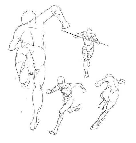 Running Action Pose Drawing, Running Gesture Drawing, Running Back View Reference, Running Pose Reference Back View, Drawing Running Pose, Running Forward Pose, Running Back View Drawing, Person Running Back View, Scared Running Pose