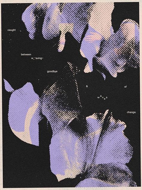 Screen Print Graphic Design, Halftone Poster, Screen Print Art, Zine Design, Texture Graphic Design, Collage Poster, Flower Graphic, Doja Cat, Graphic Design Posters