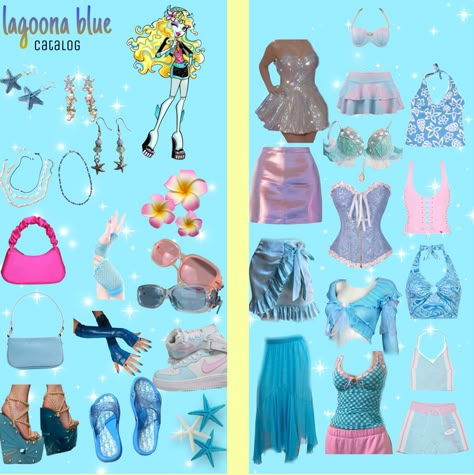 Lagoon Blue Monster High Costume, Laguna Halloween Costume, Lagoon Blue Costume, Lagoons Blue Costume, Blue Lagoon Outfit, Laguna Blue Costume, Laguna Blue Monster High Costume, Lagoona Blue Clothes, Lagoona Halloween Costume