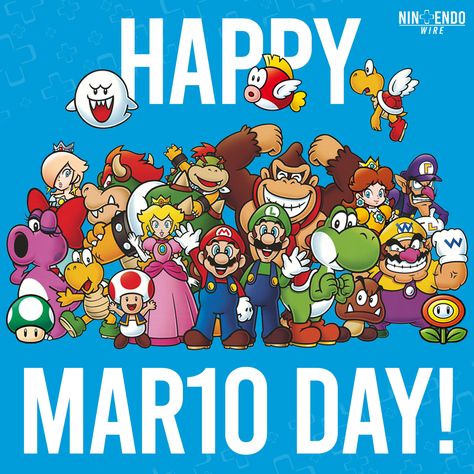 Happy #MAR10Day from everyone here at Nintendo Wire! What’s your favorite Mario memory, game, and/or character, and what Mario adventure will you be jumping into today in celebration? #marioday #marioday2021 #mario #luigi #princesspeach #bowser #bowserjr #yoshi #toad #dk #donkeykong #princessdaisy #wario #waluigi #rosalina #birdo #goomba #koopatroopa #boo #cheepcheep #koopaparatroopa #nintendo #nintendogames #supermario #mariogames #games #gaming #videogames Happy Mario Day, Wario Waluigi, Pokemon Pumpkin, Green Warrior, Mario Day, Mario Bros Birthday Party Ideas, Green Warriors, Super Mario Sunshine, Mario Bros Birthday