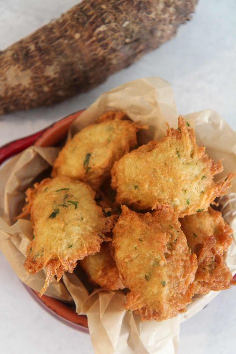 Frituras de Malanga (Malanga Fritters) - Cooked by Julie Cuban Meals, Unusual Recipes, Cuban Heritage, Baking Lessons, Carribean Food, Cuban Dishes, Latin Recipes, Boricua Recipes, Cuban Cuisine