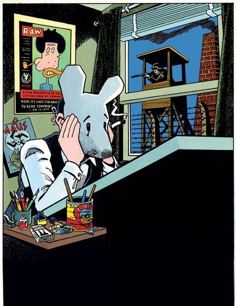 Maus Art Spiegelman, Art Spiegelman, Jewish Museum, Graphic Novel Art, Reading Art, Bd Comics, New York Art, Art Et Illustration, Comic Book Artists