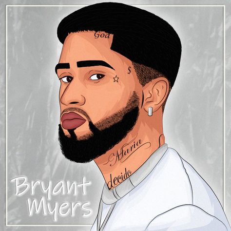 Ilustracion basada en el cantante Bryant Myers Bryan Myers, Drake Meme, Bryant Myers, Arte Alien, Png Text, Meme Template, Wallpaper Iphone Cute, Pixel Art, Pop Art