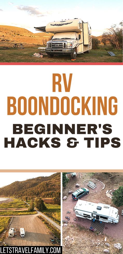 Dry Camping Tips, Rv Tips For Beginners, Boondocking Tips, Boondocking Rv, Boondocking Camping, Rv Boondocking, Rv Camping Tips, Travel Trailer Camping, Dry Camping