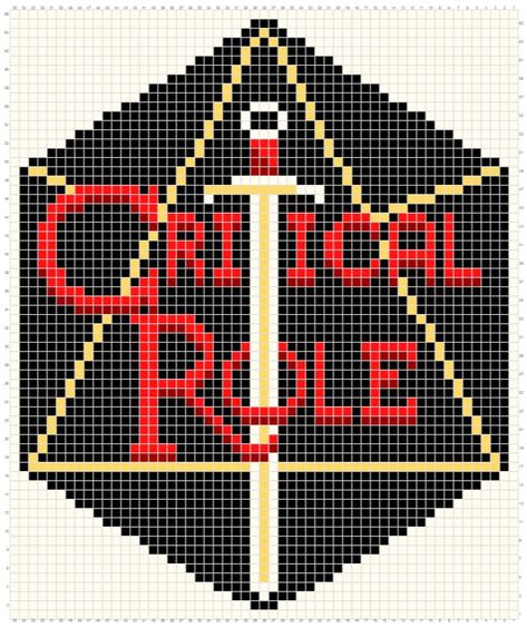 Stitch Fiddle Crochet, Dungeons And Dragons Cross Stitch Pattern, Dnd Cross Stitch, Critical Role Cross Stitch, D&d Cross Stitch, Cross Stitch Pattern Maker, Yarn Thread, Pixel Pattern, Crochet Tapestry