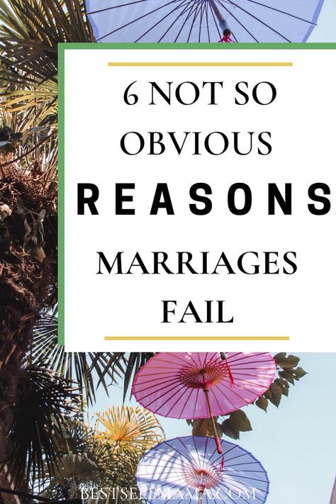 Why do marriages fail? That is a great question. It is also a question with many answers. Check out these less obvious issues that can damage a marriage to the point of failure.  #marriage #marriagetips #happymarriage #whydomarriagesfail #relationshiptips #relationshipadvice Why Marriages Fail, Communication Marriage, Marriage Struggles, Marriage Restoration, Just The 2 Of Us, Marriage Goals, Good Marriage, Marriage Life, Marriage Tips