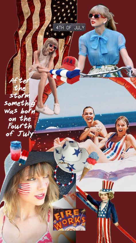 I’m not even American but this was still fun😙 happy fourth of july to those celebrating 💕 #fourthofjuly #taylorswift #swiftie #taylornation #wallpaper #music #vibes Taylor Swift Fourth Of July, July Wallpaper, 4th Of July Wallpaper, Wallpaper Music, Music Vibes, Fire Works, Happy Fourth Of July, Holiday Wallpaper, After The Storm