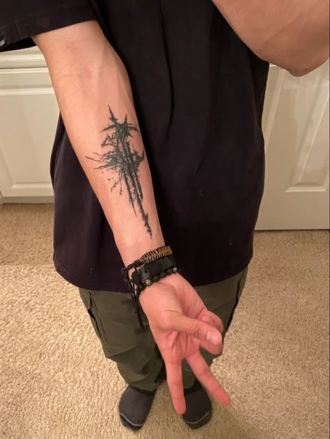 Eagles Tattoo, Back Tattoos For Guys Upper, Simple Unique Tattoos, 42 Tattoo, Tattoo Ideas Males, Blade Tattoo, Small Forearm Tattoos, Simple Tattoo Designs, Back Tattoos For Guys