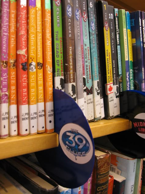 Close-up of Shelf Marker Library Shelf Dividers, Library Shelf Markers, School Library Decor, Book Dividers, Library Signage, Library Shelf, Library Games, School Library Displays, Middle School Libraries