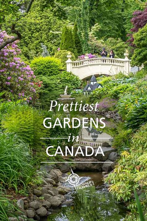 photo of Halifax Public Garden with bridge and stream Canadian Garden Ideas, Canadian Garden, Modern Front Yard Landscaping Ideas, Ontario Road Trip, Modern Front Yard Landscaping, Naturalistic Garden, Modern Front Yard, Outside Plants, Vegetable Garden Raised Beds