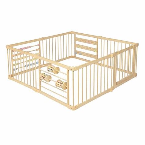 Wooden Playpen Extra Large for Toddlers and Babies - (8/10) Wood Playpen Panels - Foldable playpen - Adjustable Baby playpen - Wooden Foldable Baby playpen - Extra Large Baby playpen, Baby Play gate. Large Baby Gate, Toddler Playpen, Wide Baby Gate, Natural Gas Patio Heater, Portable Heating Pad, Kids Activity Center, Playpen Baby, Baby Activity Center, Baby Playpen