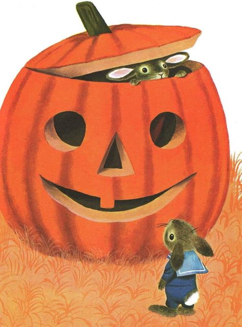 A (Richard) Scarry Pumpkin John Kenn, Vintage Halloween Cards, Vintage Halloween Images, Richard Scarry, Halloween Illustration, Halloween Images, Art Halloween, Halloween Pictures, Vintage Children's Books