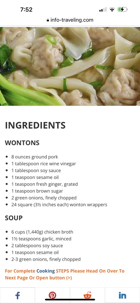 Low Carb Wonton Soup, Wonton Soup Recipe Pork, Gluten Free Wonton Soup, Wonton Filling Recipe Pork, Wonton Broth Recipe, Homemade Wonton Soup Recipe, Thai Wonton Soup, Traditional Chinese Soup Recipes, Soup Dumpling Recipe