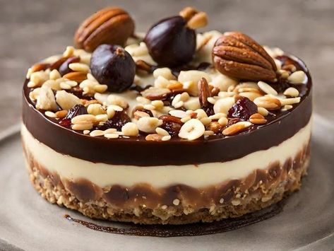 No-Sugar-Added Nut & Berry Torte: Healthy Dessert - optimal recipes Dessert Without Flour, Berry Torte, Date Recipes Desserts, Eggless Desserts, Berry Dessert, Special Diet, Summer Dessert Recipes, Gluten Free Dairy Free Recipes, Joy Of Cooking