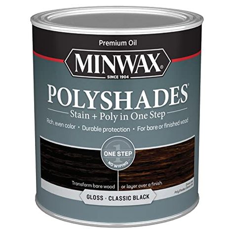 5 Best Black Wood Stain & Color Combination [ 2022 Guide] Minwax Polyshades, Black Wood Stain, American Chestnut, Pine Oil, Natural Bristle Brush, Oil Based Stain, Honey Oil, Mahogany Stain, Mission Oak