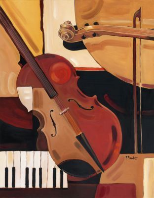 Abstract Violin Mural - Paul Brent| Murals Your Way Violin Poster, Violin Art, Fine Arts Posters, Fabric Painting, House Painting, Music Art, Violin, Posters Art Prints, Framed Art Prints