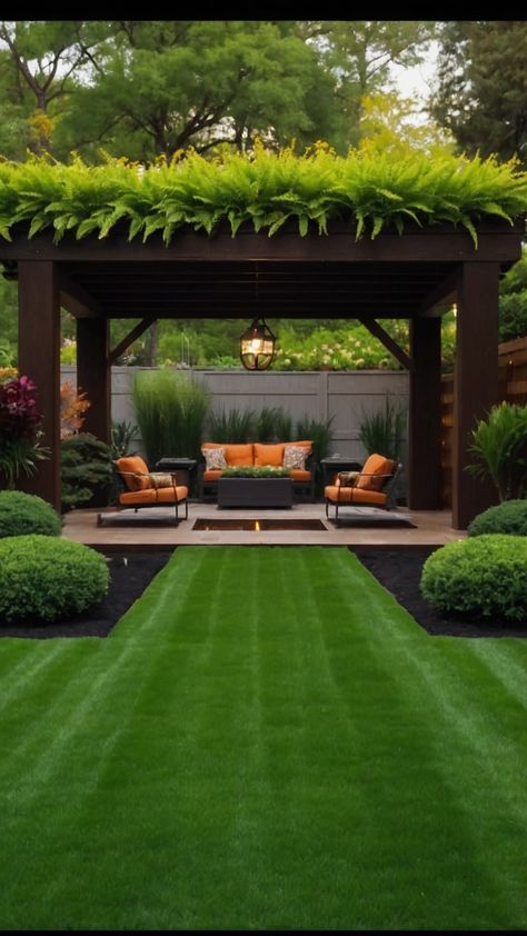 Transform your backyard into a modern oasis with stunning landscaping designs pool and garden layouts and small yard ideas Discover small yard garden ideas small plants patio designs and layout plans for a sleek and contemporary outdoor space Small Backyard Layout Ideas, Small Backyard Layout, Small Yard Garden Ideas, Small Yard Garden, Small Yard Ideas, Stunning Landscaping, Yard Garden Ideas, Covered Backyard, Gazebo Decorations