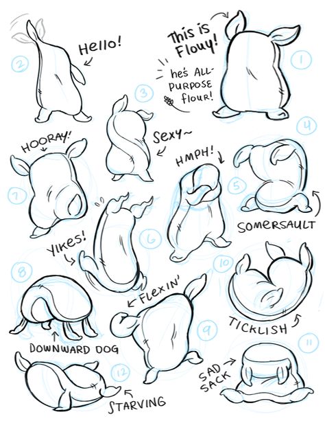 Flour Sack Character Sheet Animation assignment where we had to bring a sack of flour to life. I’ve grown attached to this ingredient Flour Bag, Small Character, Animation Storyboard, Bag Illustration, Frame By Frame Animation, Animation Sketches, Cartoon Sketches, Animation Tutorial, 캐릭터 드로잉