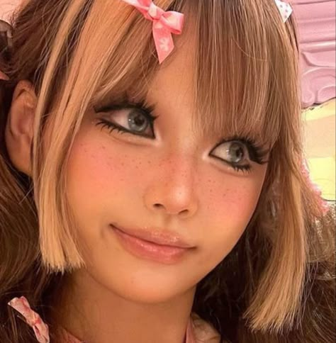 Icespice Makeup, Modern Gyaru Makeup, Shiro Gyaru Makeup, Dolly Gyaru Makeup, Japanese Idol Makeup, Himekaji Gyaru Makeup, Amekaji Gyaru Makeup, Himegyaru Makeup, Kogyaru Makeup