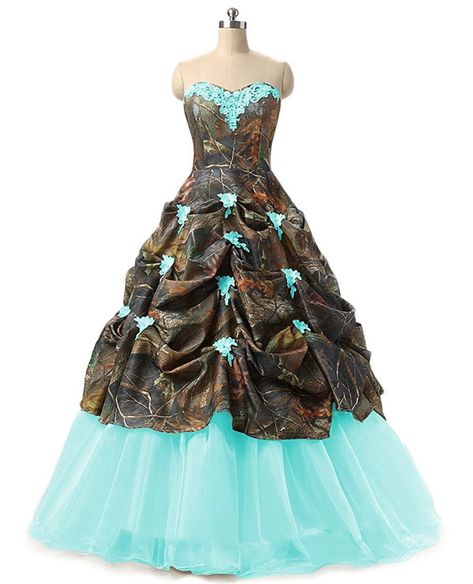 20 Camo Wedding Dresses Ideas to Make Your Big Day One of a Kind #wedding #dresses Blue Camo Wedding Dress, Blue Camo Wedding, Camouflage Wedding Dresses, Camo Wedding Dress, Camo Prom, Camo Wedding Dresses, Camo Gifts, Camo Party, Camouflage Wedding