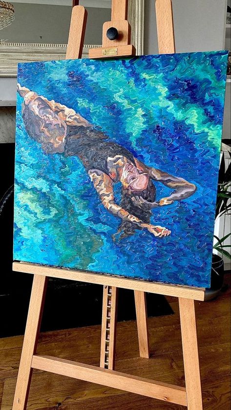 Painting Ideas Oil Paint, Night Sky Canvas Painting, Katie Mcgowan, Beginners Sketch, Beginners Canvas Painting, How To Make Canvas, Canvas Painting For Beginners, Painting Materials, Textured Oil Painting