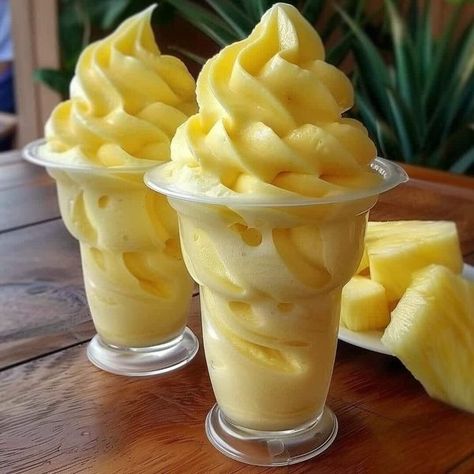 Pineapple Soft Serve, Dole Whip Recipe, Heavenly Recipes, Pineapple Whip, Martha Stewart Recipes, Pineapple Chunks, Serve Ice Cream, Ice Cream Ingredients, Dole Whip