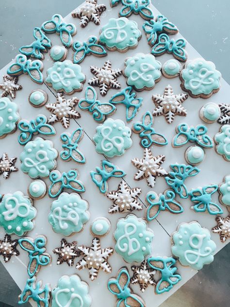 #lightblue #cookies #birthday #dessert #cooking #food #decoration Blue Cookies, Light Blue, Blue