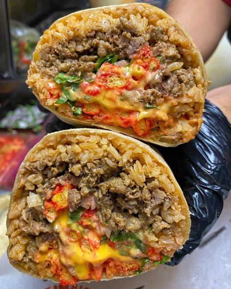 Hot Cheetos Burrito, Hot Cheeto Burrito, High Food Munchies, Loaded Burrito, Eating Photography, Crazy Food, Good Looking Food, Ireland Flag, Irish Roots