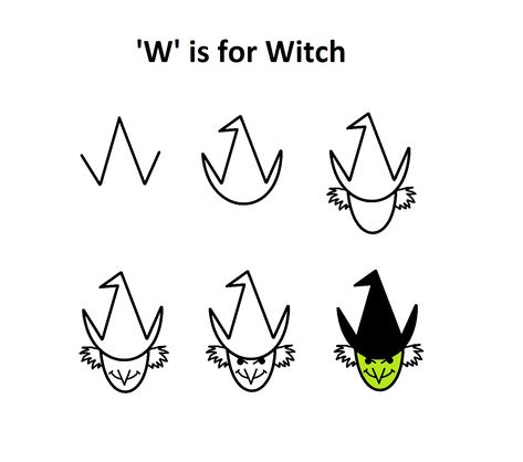 Witchcraft Drawing Easy, Cute Easy Witch Drawing, How To Draw A Witch On A Broom, How To Draw A Witch Easy, Witch Bullet Journal, Witch Drawing, Nightmare Before Christmas Drawings, Art In The Park, Charcoal Sketch