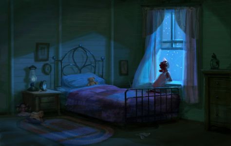 Concept art from Disney's The Princess and the Frog Concept Art World, Visual Style, Color Script, Disney Concept Art, Princess And The Frog, Walt Disney Animation Studios, Walt Disney Animation, Scene Design, Animation Background