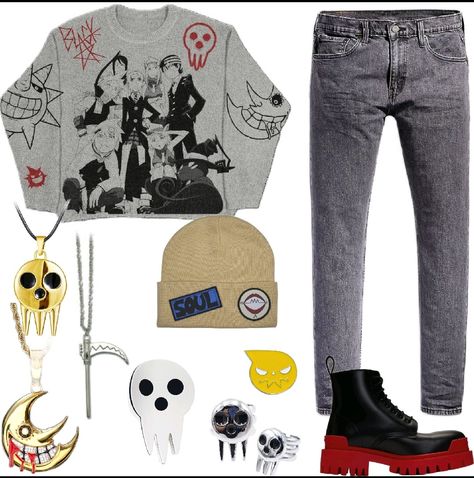 Soul Eater Outfit inspo Soul Eater Inspired Outfits, Soul Eater Outfits, Anime Closet, Anime Fashion Outfits, Maka Soul Eater, Anime Fashion, Inspo Outfit, Soul Eater, Inspired Outfits