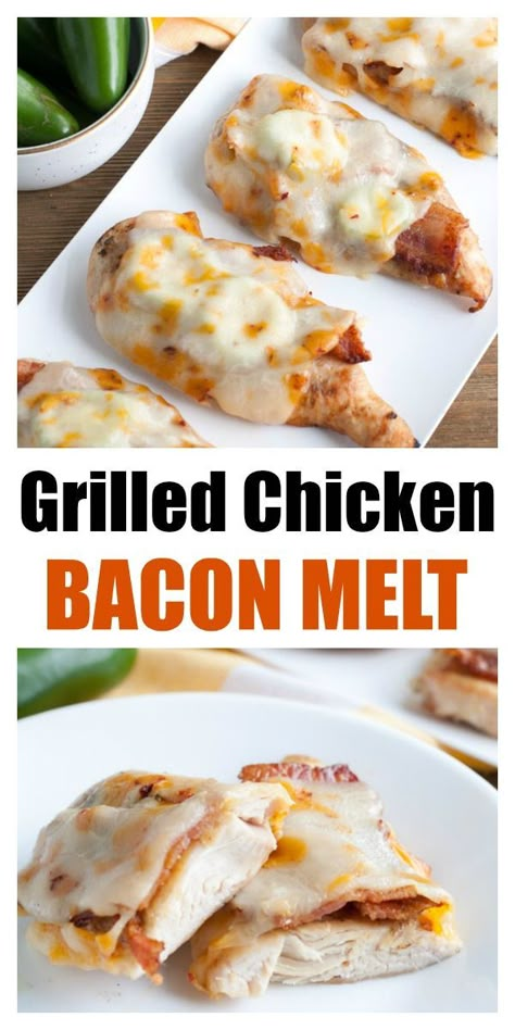 Chicken Melts, Easy Grilled Chicken, Melt Recipe, Sandwich Bar, Francis Bacon, Amazing Appetizers, Grilled Chicken Recipes, Camping Stuff, St Albans