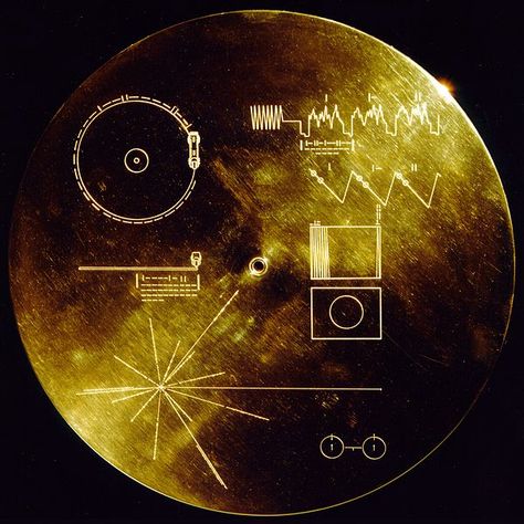 The Message Voyager 1 Carries for Alien Civilizations - The Atlantic Golden Record, Gold