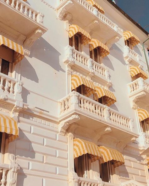 Sestri Levante, a town on the Mediterranean coast of Italy Romeo I Julia, Yellow Aesthetic Pastel, Italy Images, Yellow Walls, Photo Wall Collage, Yellow Aesthetic, Mellow Yellow, New Wall, Travel Inspo