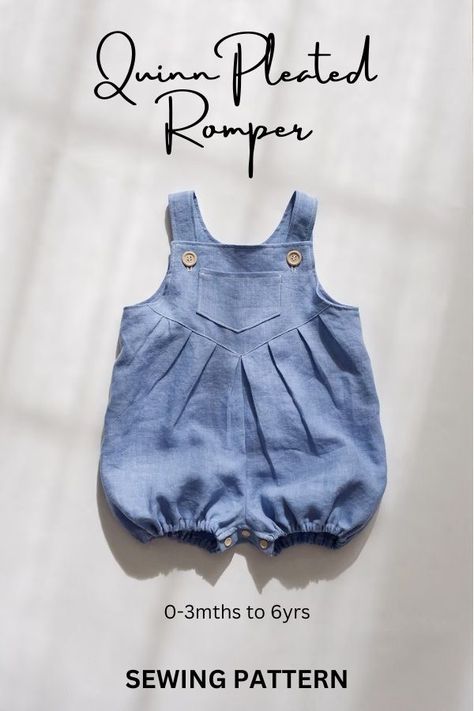 Baby Overalls Sewing Pattern, Free Bubble Romper Sewing Pattern, Free Baby Clothes Patterns Sewing Jumpsuits & Rompers, Newborn Romper Pattern Free, Free Baby Romper Pattern, Toddler Boy Sewing Patterns, Toddler Romper Pattern Free, Free Baby Romper Sewing Pattern, Free Romper Sewing Pattern